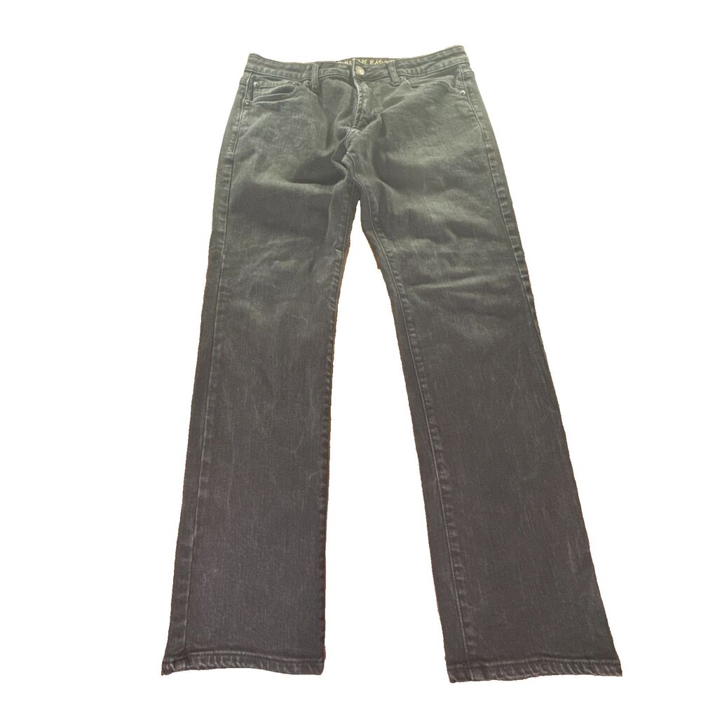 American Eagle Mens 33x32 Active Flex Slim Black Stretch Denim Jeans Pants